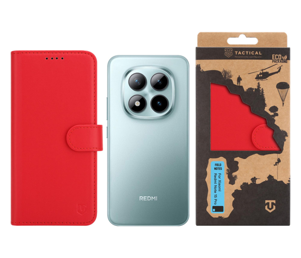 Tactical Field Notes pro Xiaomi Redmi Note 15 Pro 5G Red - 1513982 - zdjęcie 3